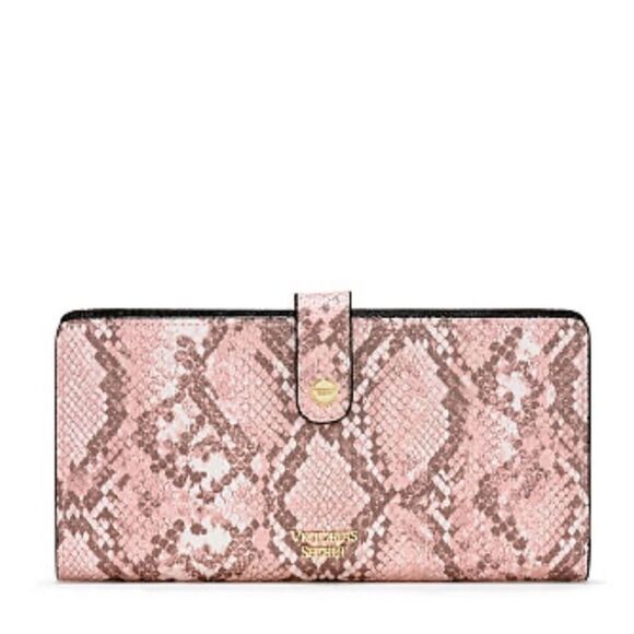 Victoria’s Secret Python Slim Bifold Wallet - Picture 1 of 4